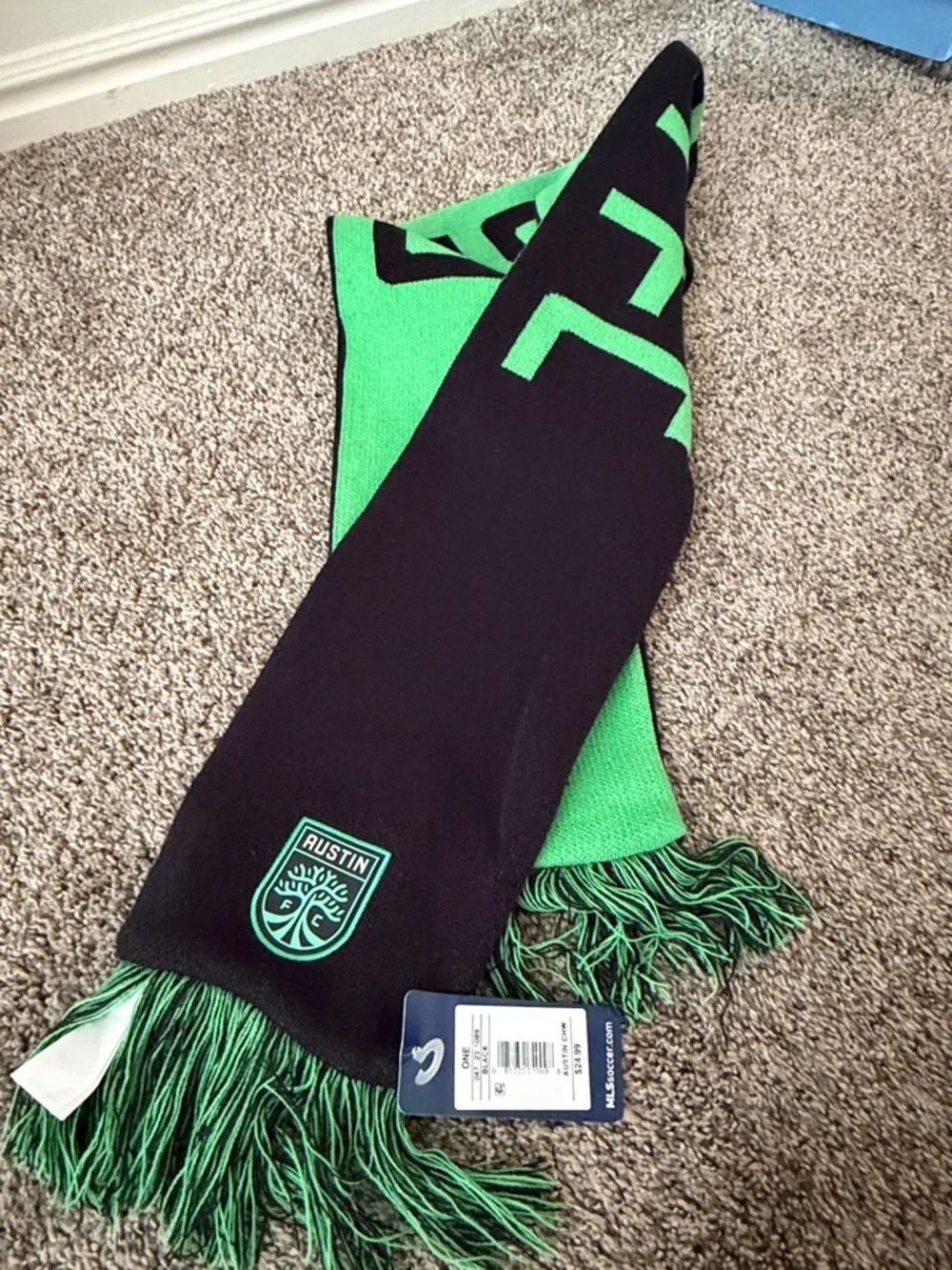 Austin FC Green Supporter Scarf